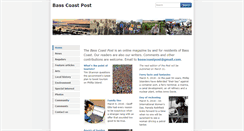 Desktop Screenshot of basscoastpost.com