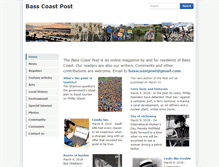 Tablet Screenshot of basscoastpost.com